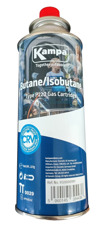 Cartouche butane 390 ml 227gr pour rechaud gaz portable