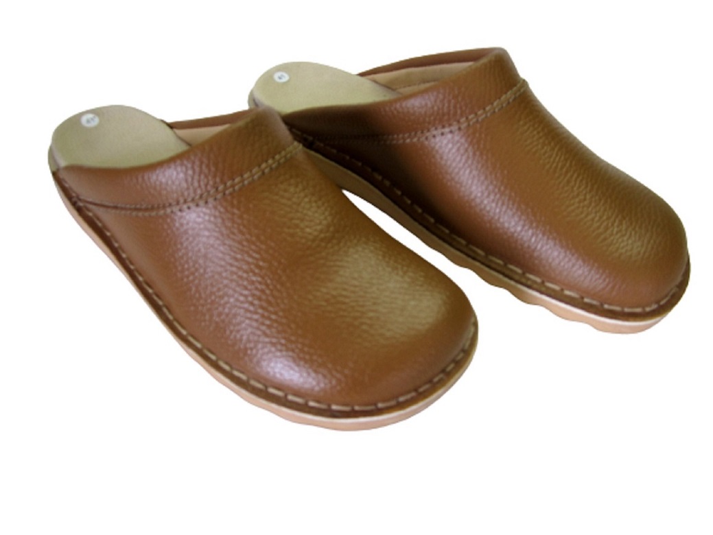 Clack beige dessus Cuir pointure 40