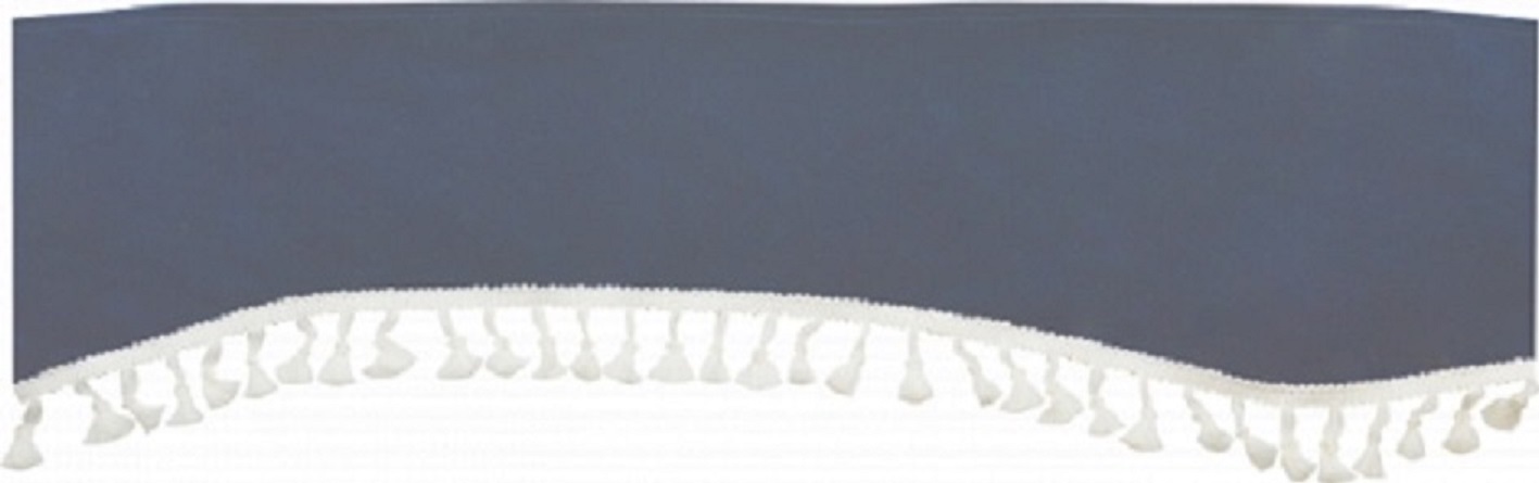 Franges de pare brise gris 240cm x 18cm