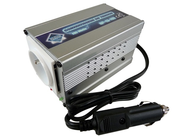 Convertisseur de tension 12V / 220V - 150W avec prise USB-A  0,5A
