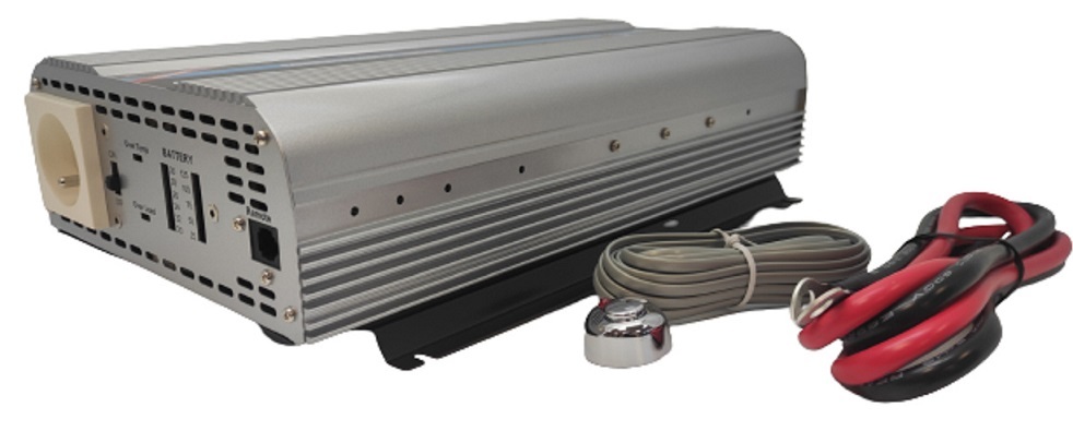 Convertisseur de tension 24V / 220V 2000W avec t&eacute;l&eacute;commande