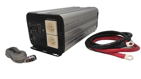 Convertisseur de tension 24V / 220V 5000W avec t&eacute;l&eacute;commande
