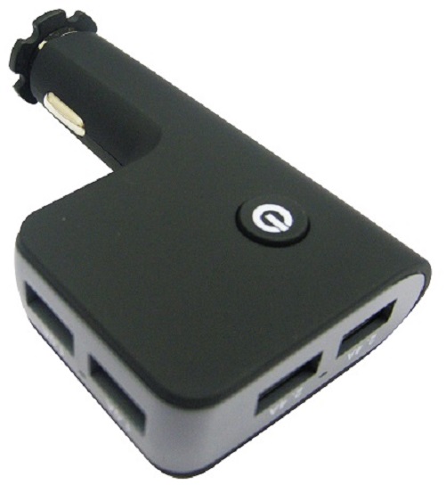 Prise allume cigare 12V /24V 4 USB 6.8A 