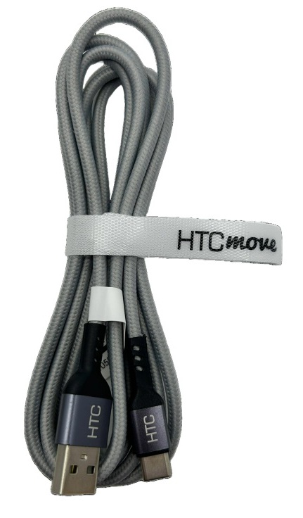 Câble de charge et donn&eacute;es tress&eacute; USB-A vers USB-C 3A