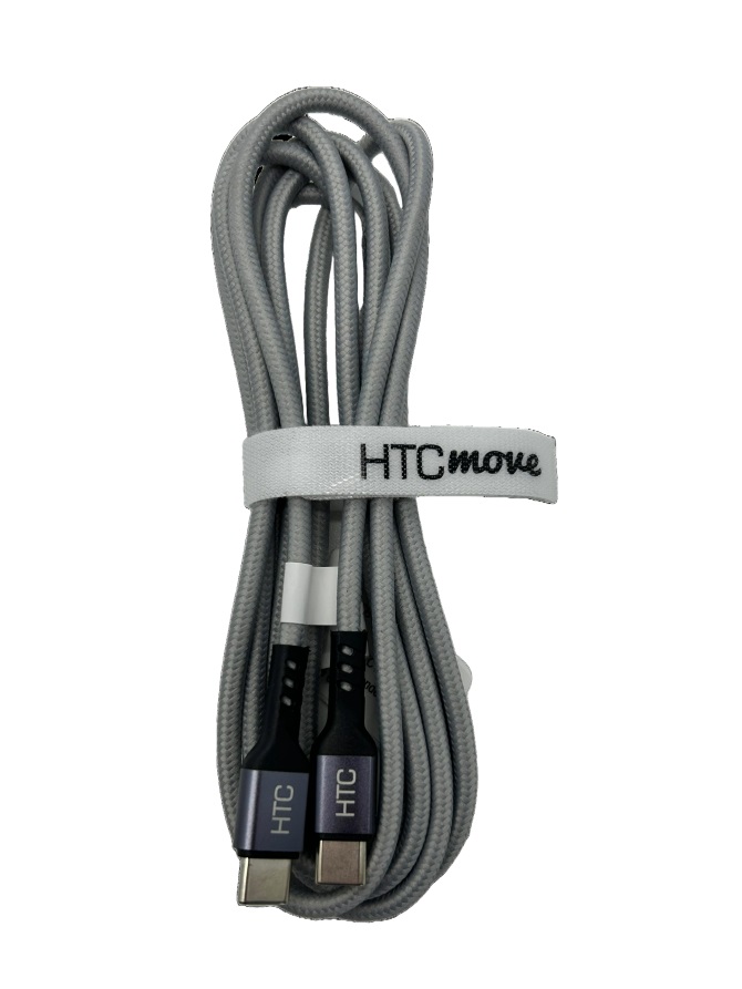 Câble de charge et donn&eacute;es tress&eacute;  USB-C vers USB-C 65W