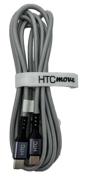 Câble de charge et donn&eacute;es tress&eacute; USB-C vers USB-C 100W