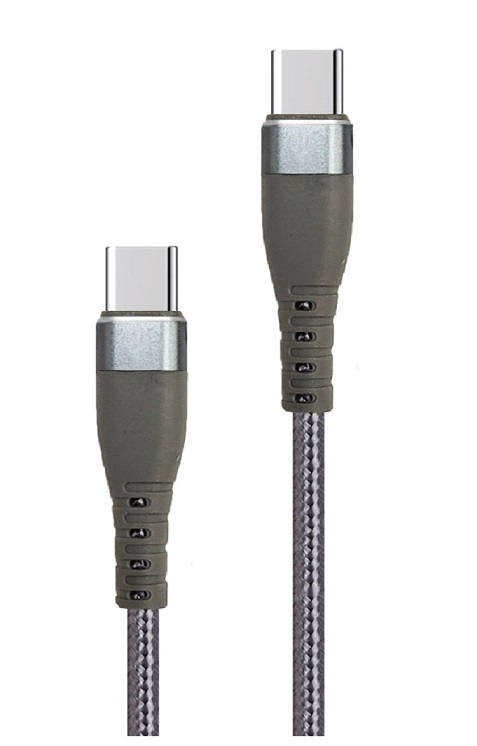 Câble de charge et donn&eacute;es tress&eacute; 3A USB-C VERS USB-C