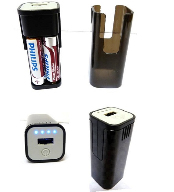 Batterie autonome fonctionnement &agrave; piles 4xLR6  non fournies (AA)  - avec port USB