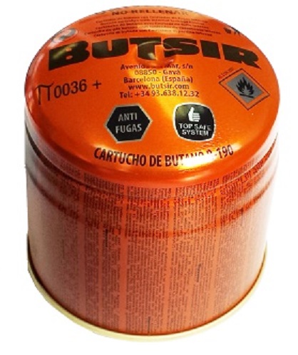 Bonbonne recharge gaz 190grs BUTSIR