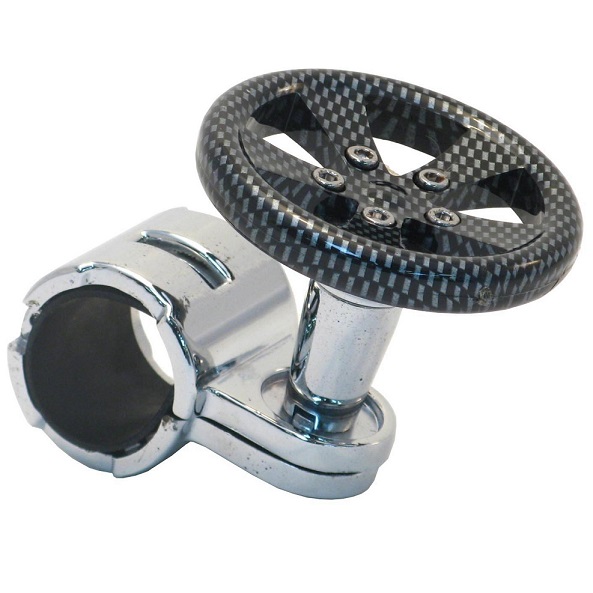 Fixe volant carbone forme roue                   