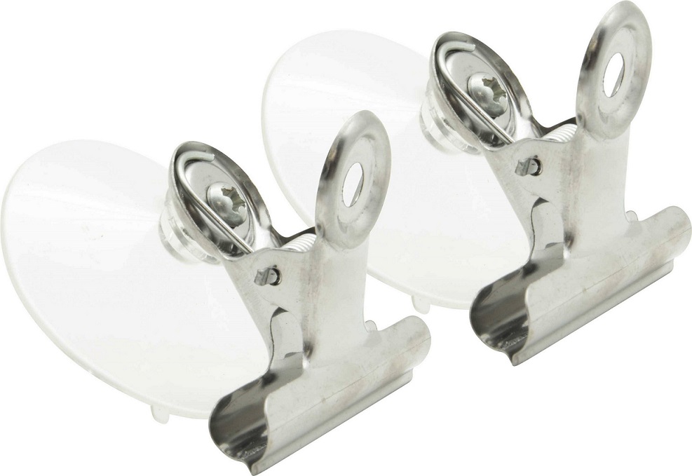 Lot de 2 Pinces metalliques a ventouse