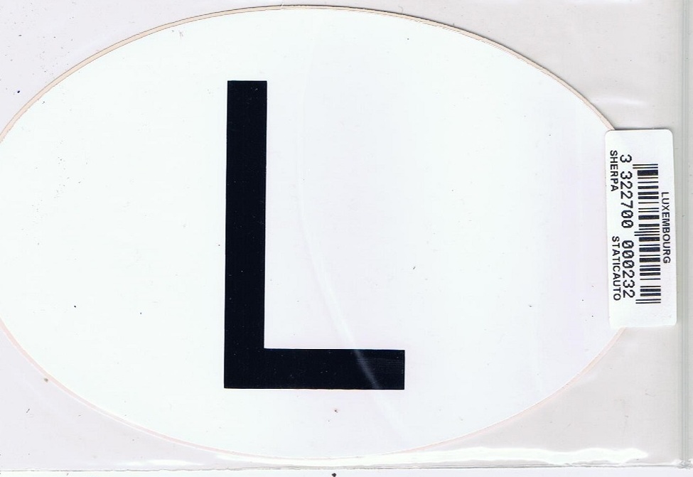 Disque adh&eacute;sif L LUXEMBOURG