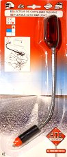 Lampe de lecture flexible rouge 12V
