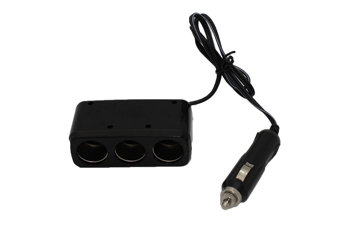Triple prise Allume cigare 12V / 24V 5A  60W