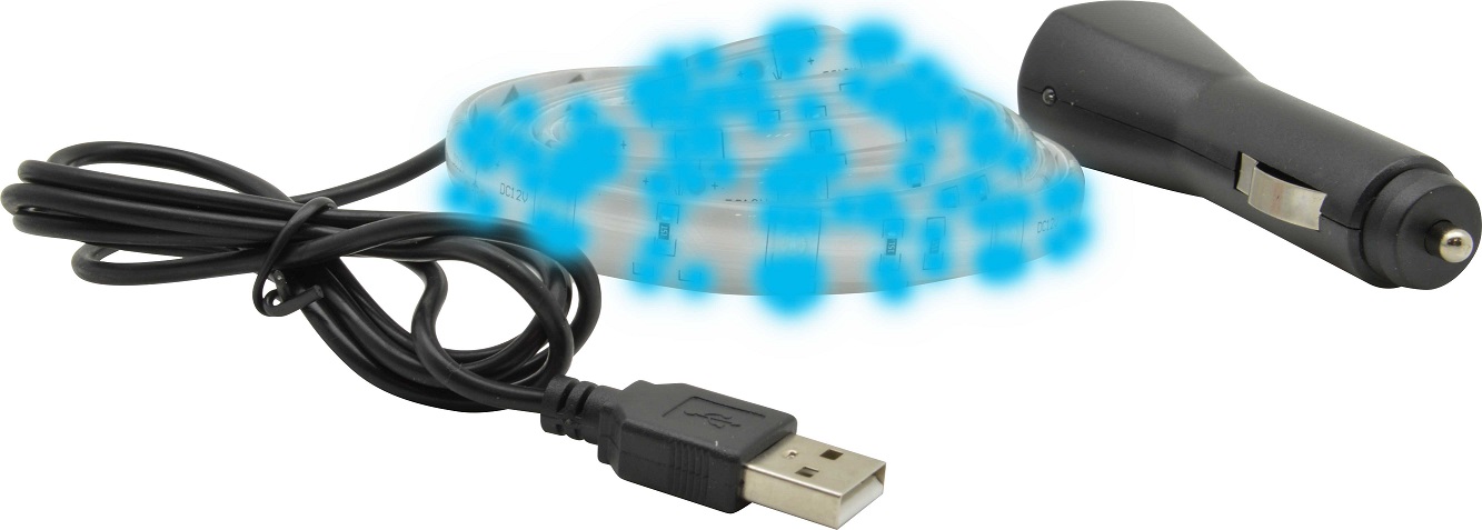 Bande flexible adhesive 60 leds 2M 12V / 24V bleu