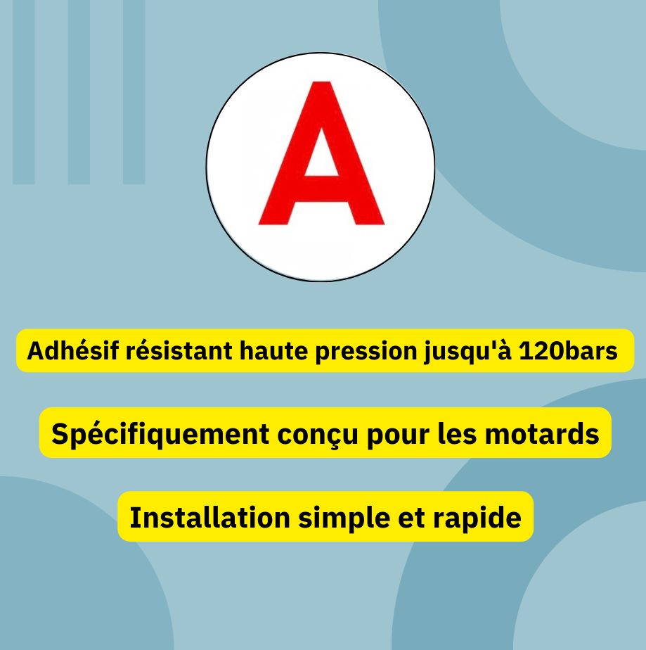 Pack moto 4 pièces : 2 sangles +1 Prise DIN + 1 câble USB-C + 1 disque A jeune motard