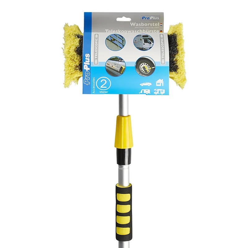 Brosse de lavage manche télescopique de 2 mètres
