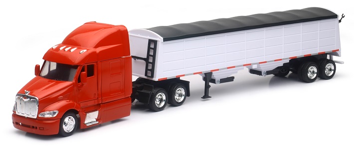 Camion 1/43&egrave;me PETERBILT 387 remorque &agrave; grain