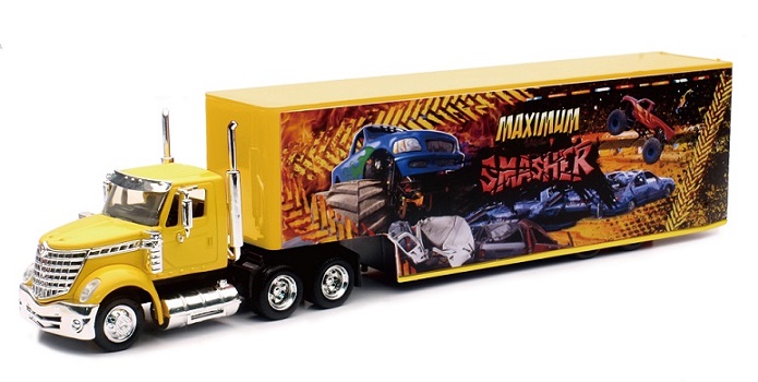 Camion 1/43&egrave;me INTERNATIONAL LONESTAR container monster truck