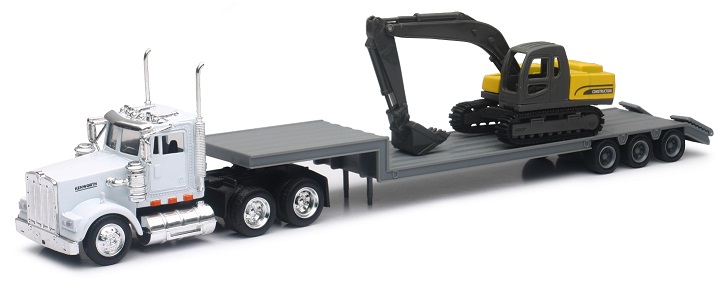 Camion 1/4&egrave;me KENWORTH avec engin de chantier