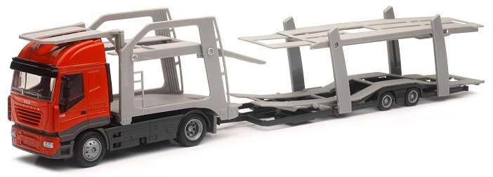 Camion 1/43&egrave;me IVECO STRALIS porte voitures