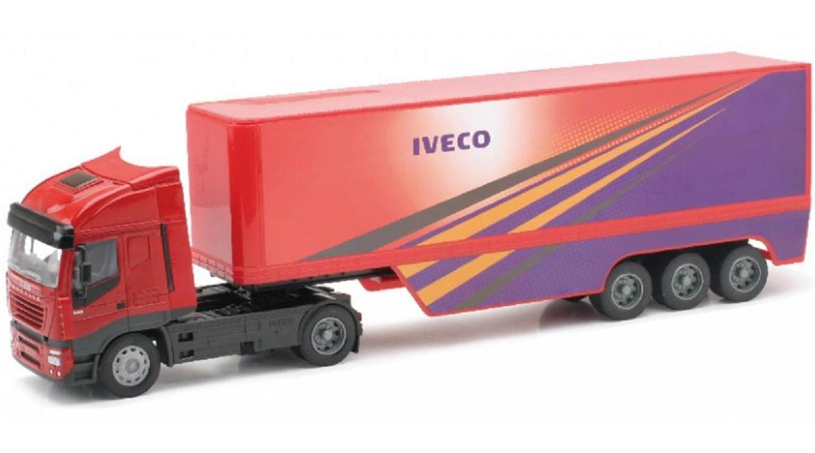 Camion 1/32&egrave;me IVECO remorque container