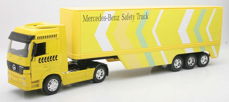 Camion 1/32&egrave;me MERCEDES BENZ ACTROS 1857 remorque container