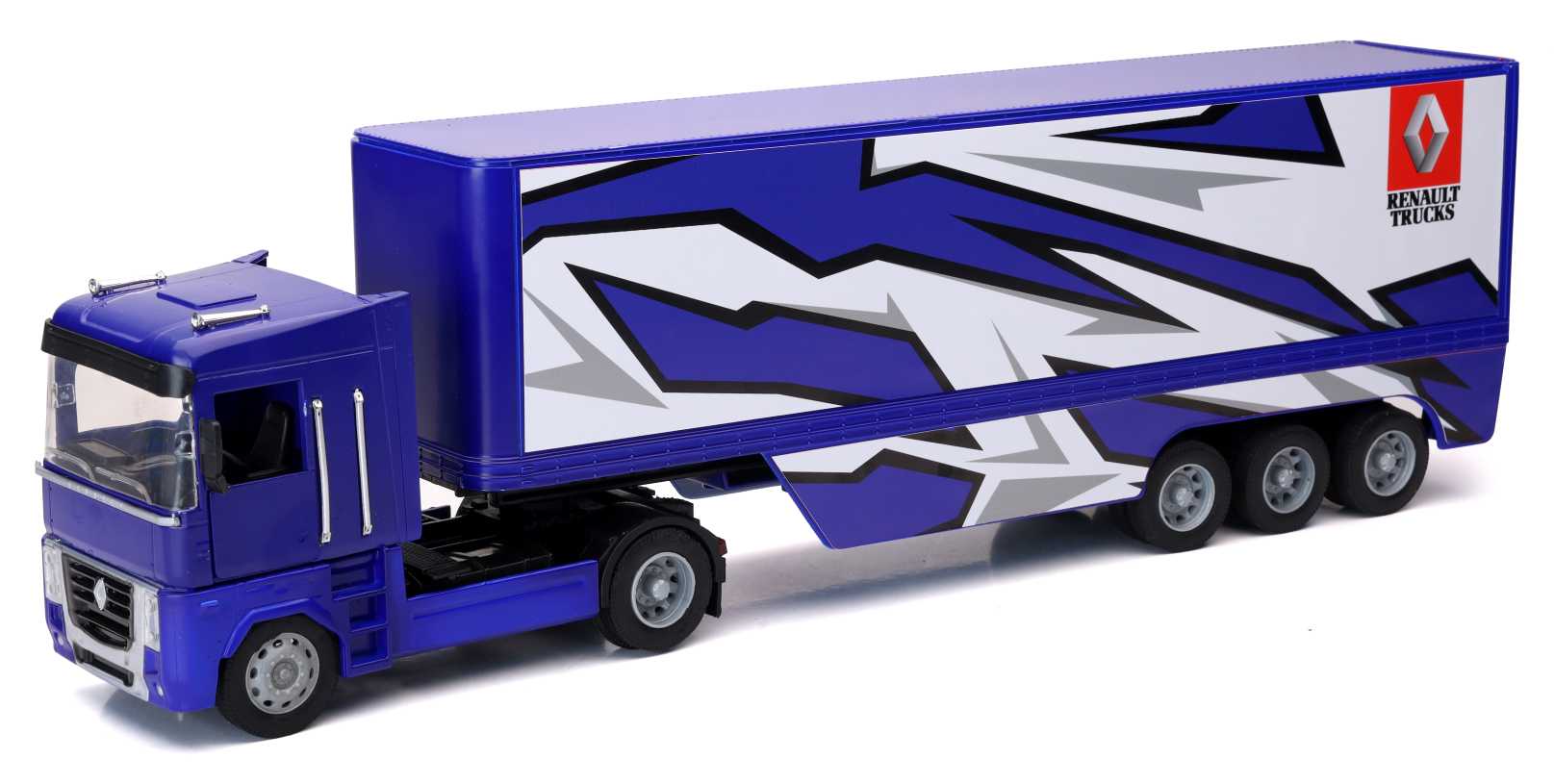 CAMION 1/32 RENAULT MAGNUM CONTAINER BLEU 40'