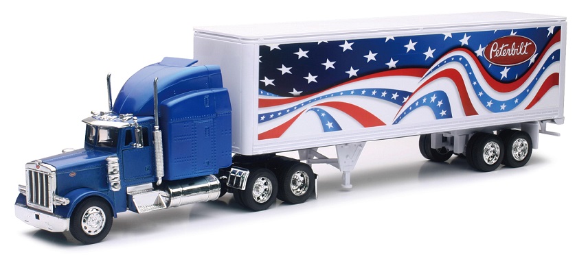 Camion 1/32 peterbilt 379 container 40' US PATRIOTS