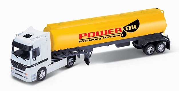 Camion 1/32&egrave;me Mercedes Benz Actros citerne Power Oil