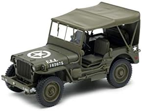 JEEP WILLYS CARARAMA 1/43&egrave;me SOFT TOP FERME