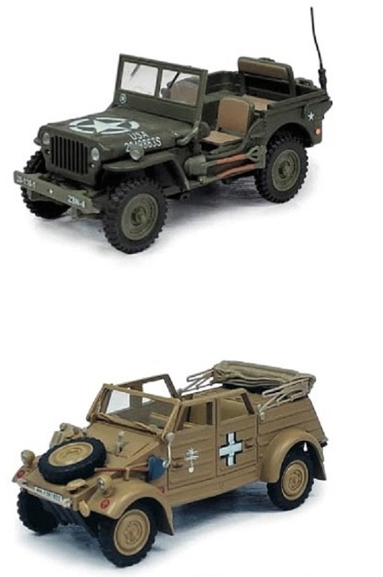 Assortiment 6 v&eacute;hicules militaires 1/43&egrave;me