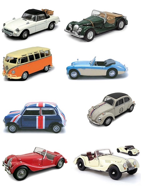 Assortiment 24 voitures 1/43&egrave;me vintage