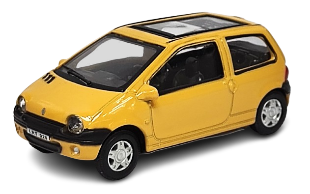 RENAULT TWINGO JAUNE CARARAMA 1/43&egrave;me