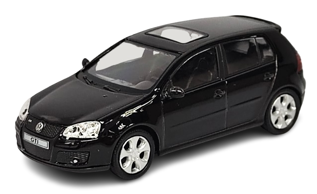 VOLKSWAGEN GOLF GTI NOIR CARARAMA 1/43&egrave;me