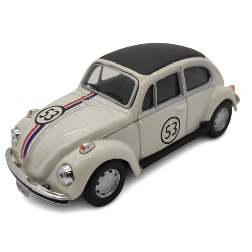 Voiture vintage Volkswagen New Beetle blanche 1/43&egrave;me