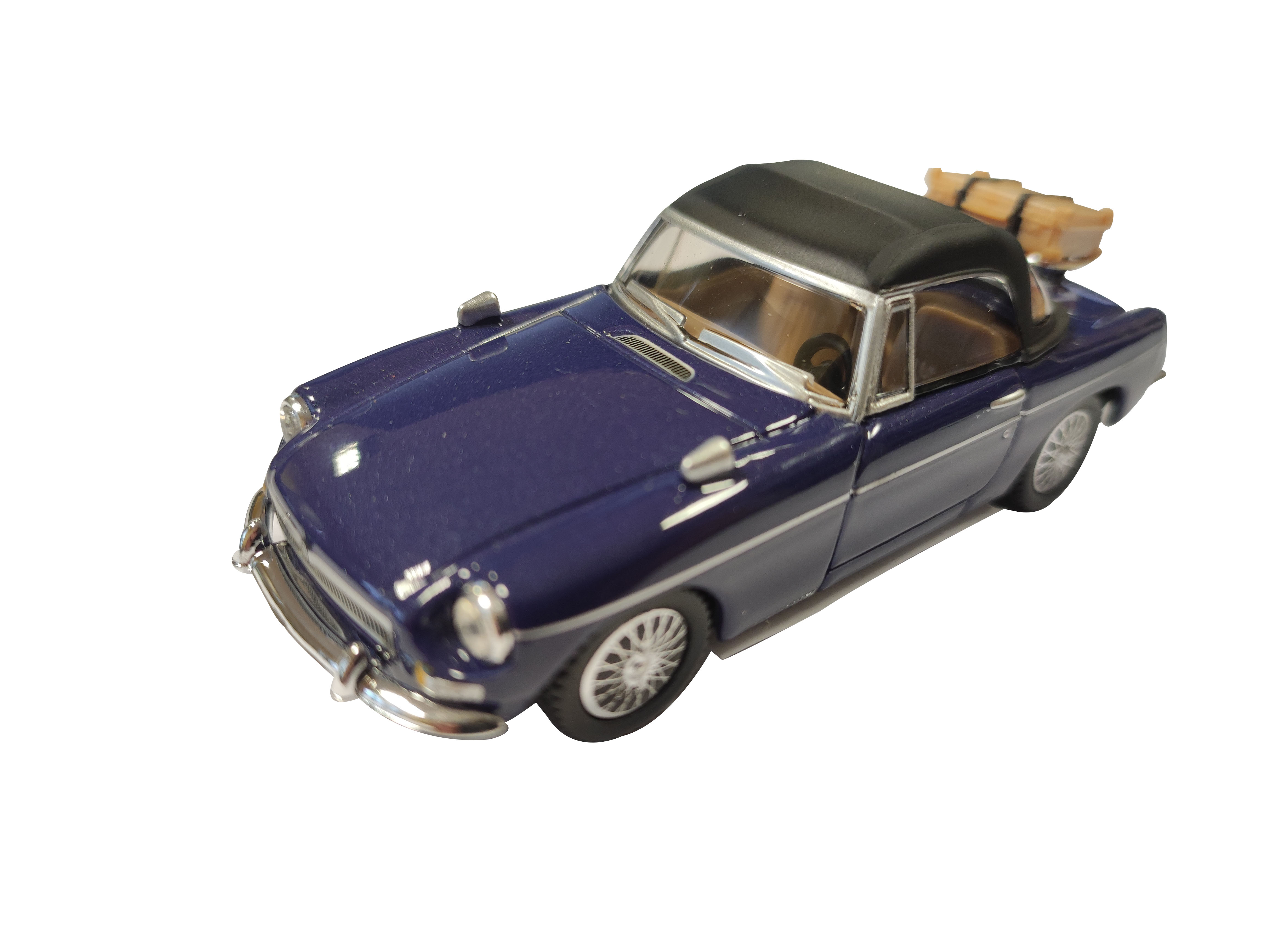Voiture MGB SOFT TOPbleue 1/43&egrave;me