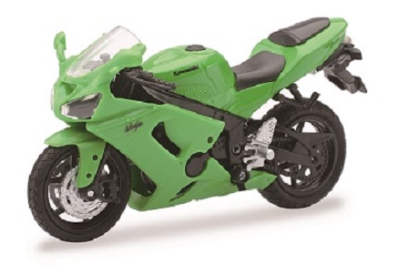 Moto street bike Kawasaki Ninja ZX-GRR verte 1/18&egrave;me