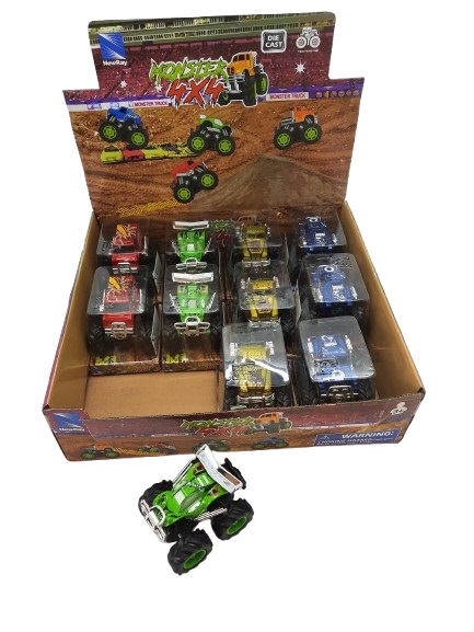 Pr&eacute;sentoir 24 mini big wheels &agrave; friction