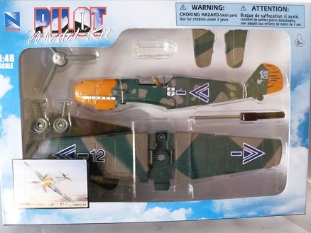 Maquette avion de chasse  BF109 (&eacute;chelle 1/48&egrave;me) 2&egrave;me guerre mondiale
