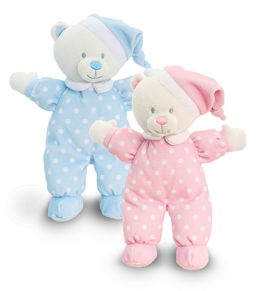 Assortiment 2 peluches ourson bonne nuit