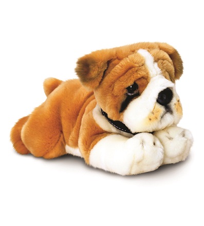 Peluche chien BULLDOG 30cm